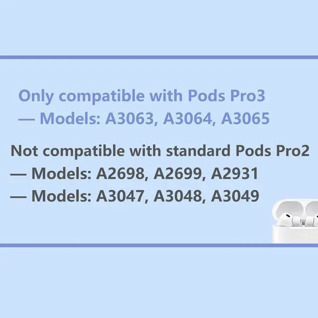 Alt view image 5 of 7 - OEM Left Single Earbud for Pod Pro 3st Generation, Model A3063 A3064 3065, Genuine Left Earbud Only, Compatible with Original Pods Pro 3 A3122 Charging Case