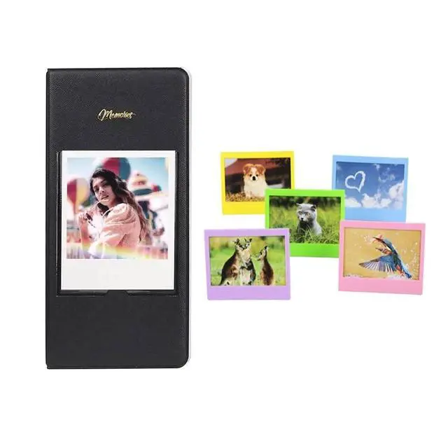 Alt view image 7 of 7 - INSTAX Wide 400 Instant Camera | Sage Green Bundled with INSTAX Wide Instant Film | 20 Exposures + Wide Album & Colored Frames + Cleaning Cloth (4 Items)