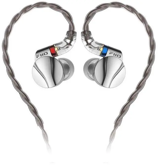 Main image of FD15 13.8mm Magnalium DLC HiFi Dynamic Driver in-Ear Earphone with Stainless Steel Shell, Detachable MMCX Cable (Silver)