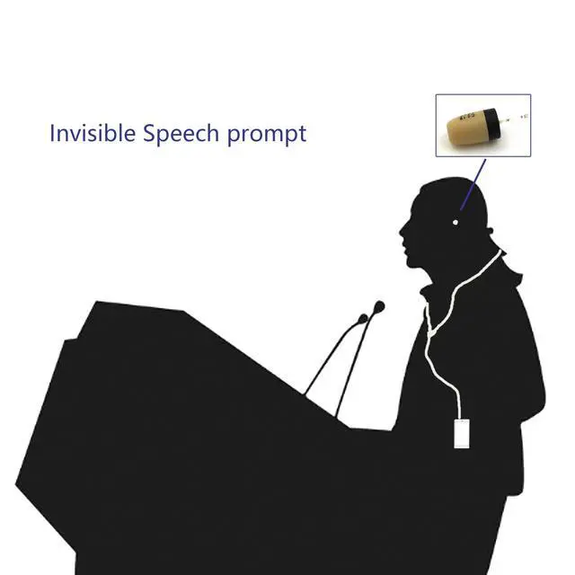 Alt view image 4 of 7 - 108B Mini Hidden Spy Earphone Short Wireless Earpiece Headset/Wireless in-Ear Earpiece with Microphone/Covert Communication Receiver