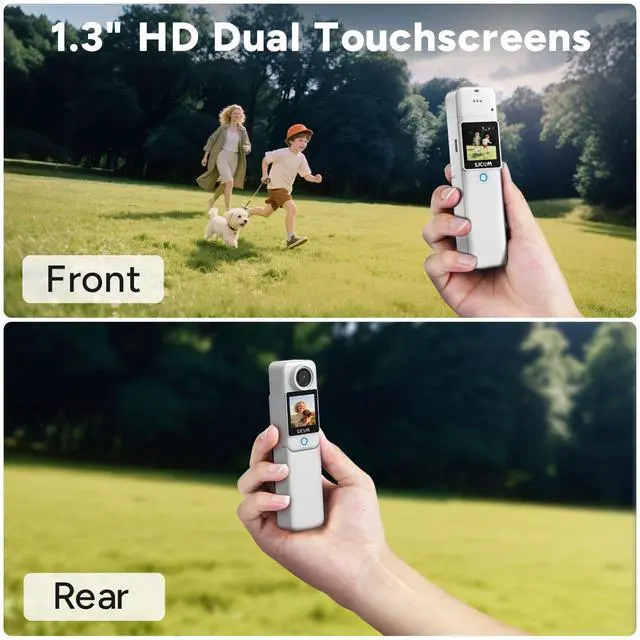 Alt view image 6 of 7 - C300 64GB,4K Vlogging YouTube Live Streaming,7Hour Power,6-Axis Stabilization,Dual-Touch Screen,Birthday Gifts for Kids Women Her Mom Wife Girlfriend Valentines Mothers Day
