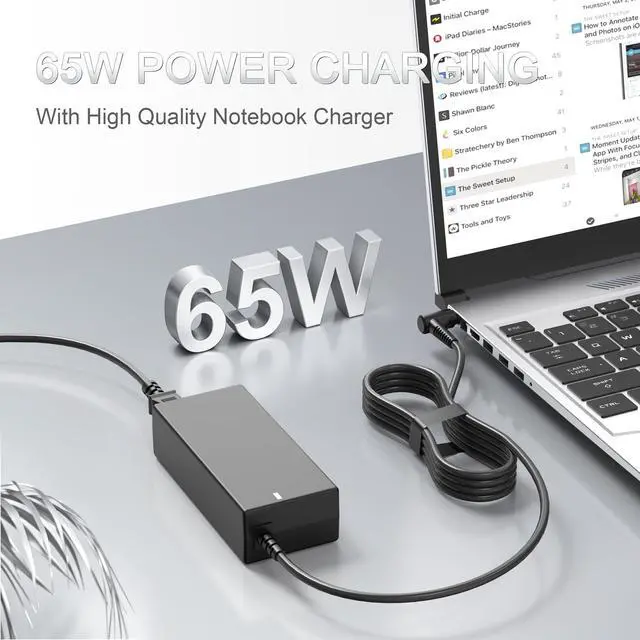 Alt view image 6 of 6 - 65W Laptop Charger for Lenovo IdeaPad 3 1 Flex 4 5 6 | Compatible with Flex 1470 1480 1570 1580, Ideapad 110 330 330s 510 520 530s 710s S145 S340 Power Supply