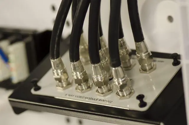 Alt view image 2 of 2 - Legrand - OnQ 1X8 Enhanced Passive Video Splitter, Coaxial Cable Splitter for Quality Video, Cable Splitter Approved for Digital Cable, HDTV, and High-Speed Internet, 1GHz, VM1002