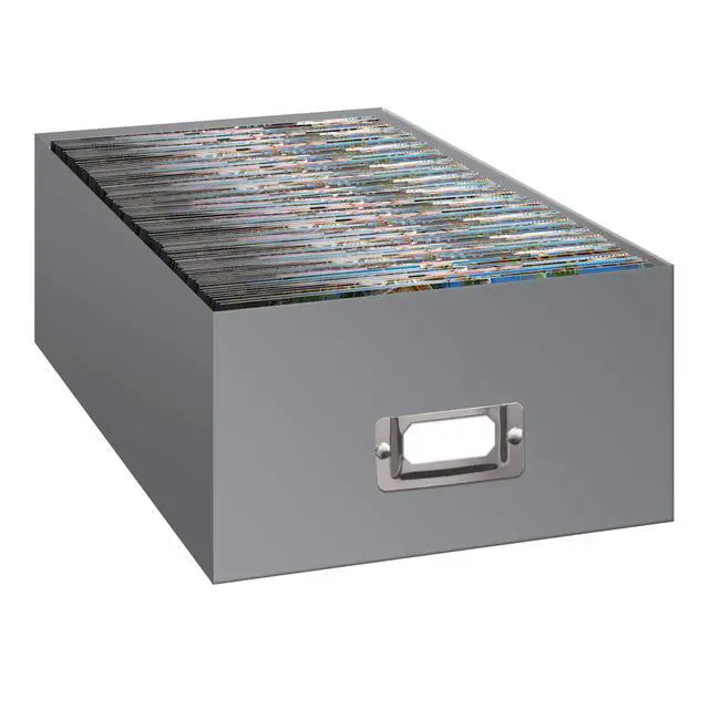 Alt view image 2 of 4 - Photo Storage Box, Gray