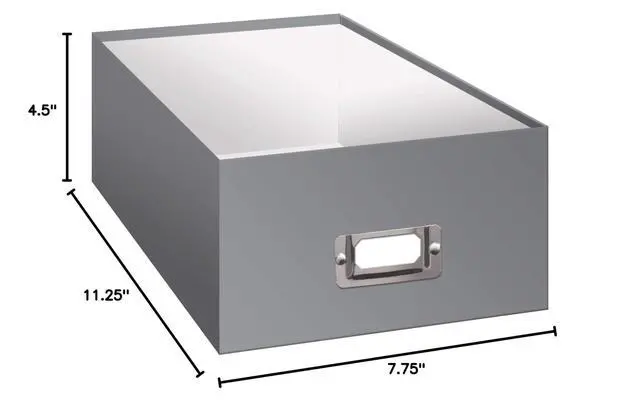 Alt view image 3 of 4 - Photo Storage Box, Gray