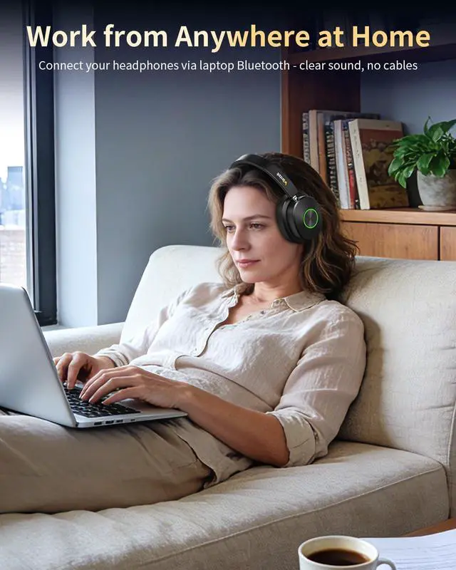 Alt view image 4 of 7 - Wireless Headphones for TV Watching, TV Headphones Wireless for Seniors with Transmitter Charging Base, No Delay Bluetooth Headset for Hard of Hearing, Plug and Play
