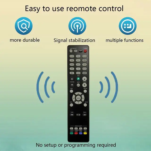 Alt view image 2 of 6 - Replacement Remote Control for Denon Ultra Home Theater AV Receiver RC-1239 AVR-S760H AVR-X3800H AVR-X4700H AVR-X4800H AVR-S960H RC-1228 AVR-X8500H RC-1253 AVR-X2800H AVR-S970H AVR-X2700H AVR-X3700H
