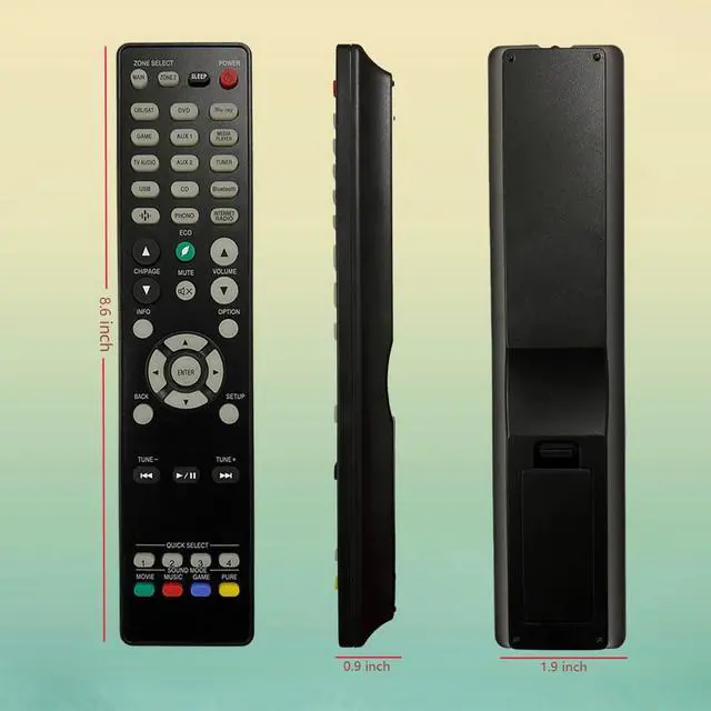 Alt view image 4 of 6 - Replacement Remote Control for Denon Ultra Home Theater AV Receiver RC-1239 AVR-S760H AVR-X3800H AVR-X4700H AVR-X4800H AVR-S960H RC-1228 AVR-X8500H RC-1253 AVR-X2800H AVR-S970H AVR-X2700H AVR-X3700H
