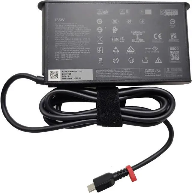 Main image of 135W USB C Slim Laptop Charger Compatible with Lenovo ThinkPad P16s P14S | Z16 P16 P15S T14 E15 L14 AMD G1 T16 Series-T16 G1 G2 Gen 5 4 3 2 1 21BU ThinkBook 14P 14+ 13X G3 G4 4X21H27800 DL135YSDC3A