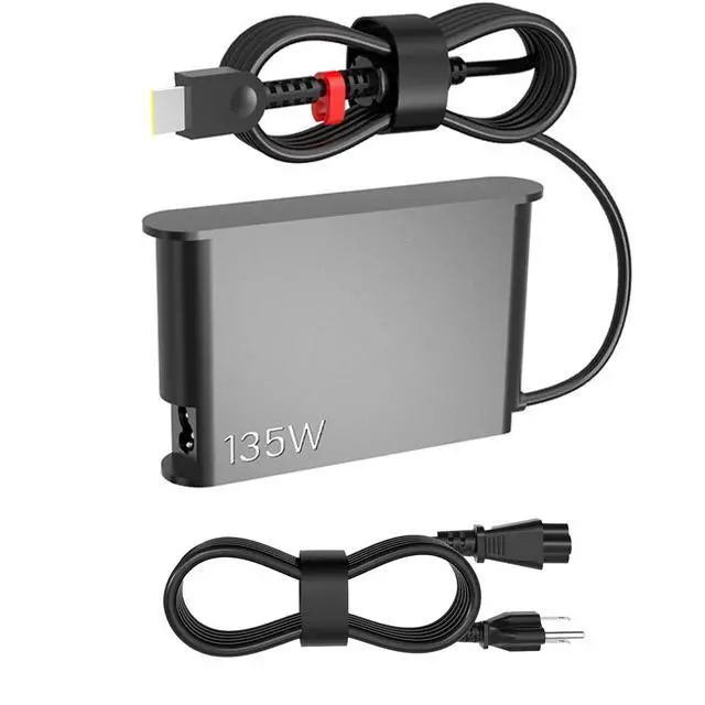 Alt view image 2 of 6 - 135W USB C Slim Laptop Charger Compatible with Lenovo ThinkPad P16s P14S | Z16 P16 P15S T14 E15 L14 AMD G1 T16 Series-T16 G1 G2 Gen 5 4 3 2 1 21BU ThinkBook 14P 14+ 13X G3 G4 4X21H27800 DL135YSDC3A