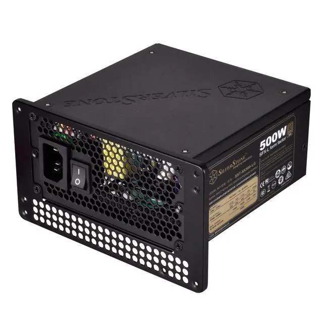 Alt view image 4 of 7 - Technology PP08 Universal SFX to ATX Power Supply Adapter Bracket, Black, SST-PP08B