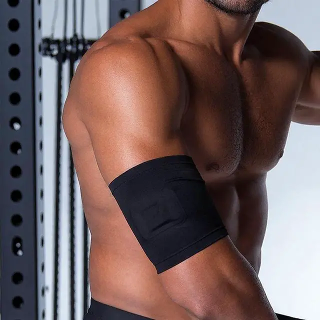 Alt view image 5 of 6 - Arm Sleeve Heart Rate Monitor Accessories for Whoop 5.0 ONE+Peak/Whoop MG Life/Whoop 4.0, Bicep Wear for Whoop 5.0 Whoop 4.0 Fitness Tracker (L)