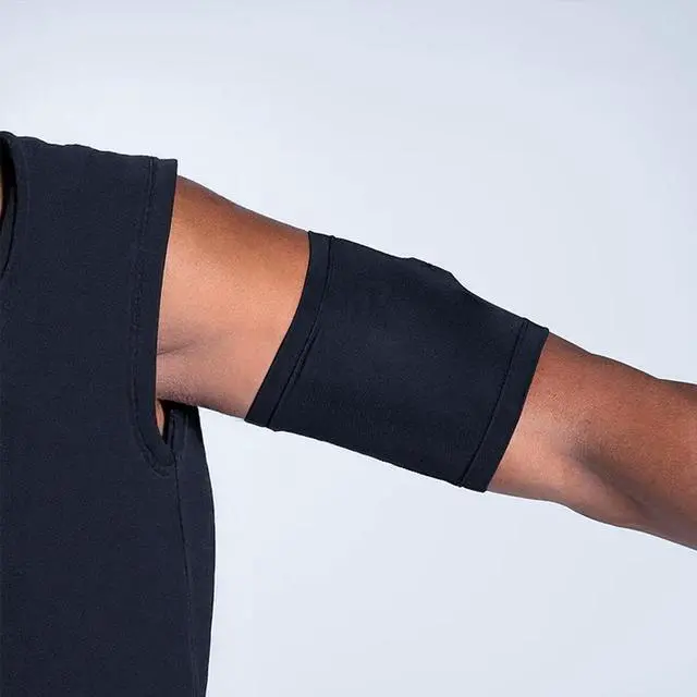 Alt view image 4 of 6 - Arm Sleeve Heart Rate Monitor Accessories for Whoop 5.0 ONE+Peak/Whoop MG Life/Whoop 4.0, Bicep Wear for Whoop 5.0 Whoop 4.0 Fitness Tracker (L)