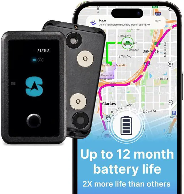 Main image of Atlas XL GPS Tracker w/Magnetic Mount | 12-Month Battery for Long-Term Tracking | Hidden Weatherproof GPS Tracker for Vehicles, Cars, Trailers, RV, Boats, Asset Tracking | Subscription Needed