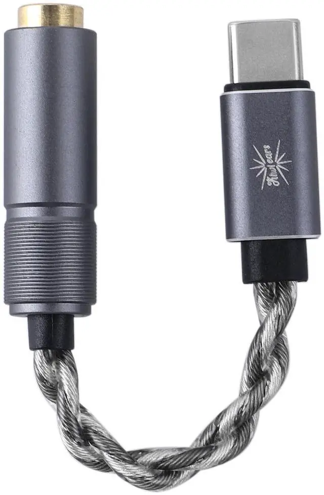 Main image of Kiwi Ears AD1 Pro USB C DAC Adapter Cable, Custom DAC Chip | Official Web Customizable EQ Tuning, Ultra-Low Noise Portable IEM Amp for IEM Enthusiasts & Music Lovers, Type-C to 4.4mm
