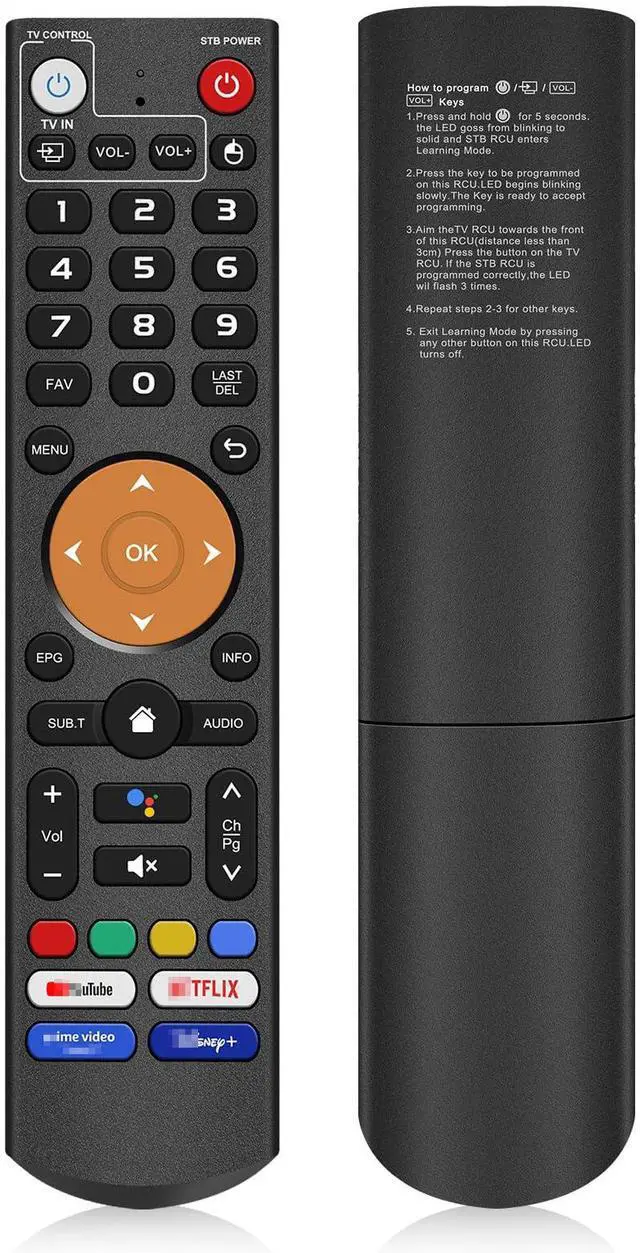 Main image of Replacement Learning Bluetooth Voice Remote Control fit for vSeeBox V3 Plus/Pro V5PRO Models