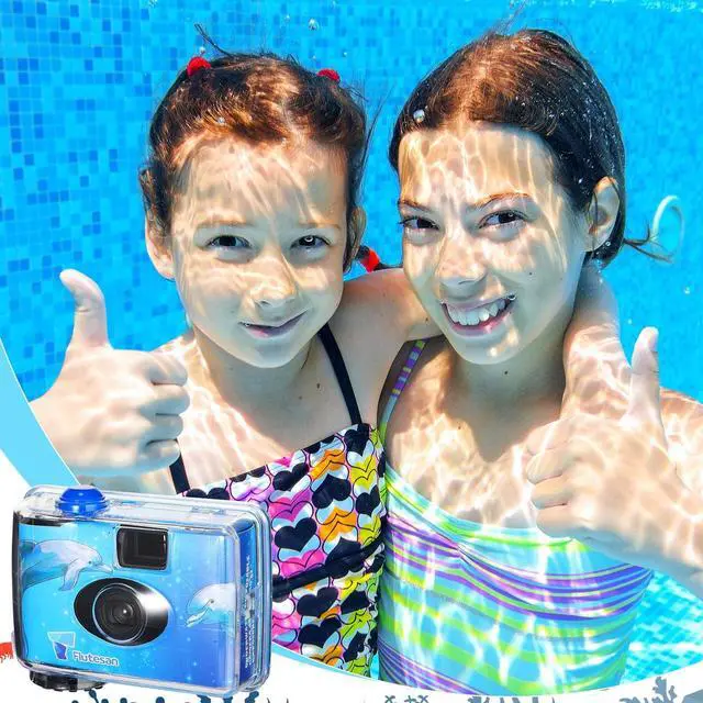 Alt view image 6 of 7 - 3 Pcs Disposable Camera Waterproof Underwater Single Use Film Camera 35 mm for Summer Beach Vacation Camp Snorkeling Trip Adult Teens Gift (Fresh Style)