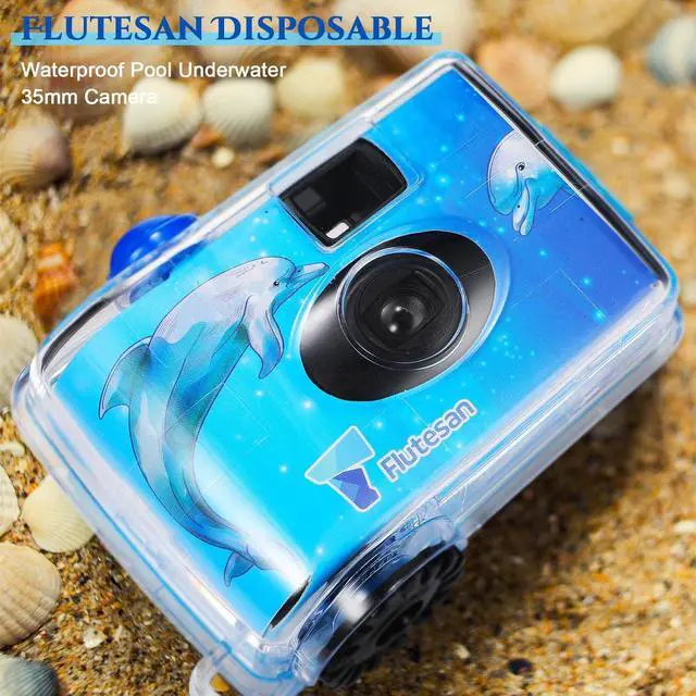 Alt view image 4 of 7 - 3 Pcs Disposable Camera Waterproof Underwater Single Use Film Camera 35 mm for Summer Beach Vacation Camp Snorkeling Trip Adult Teens Gift (Fresh Style)