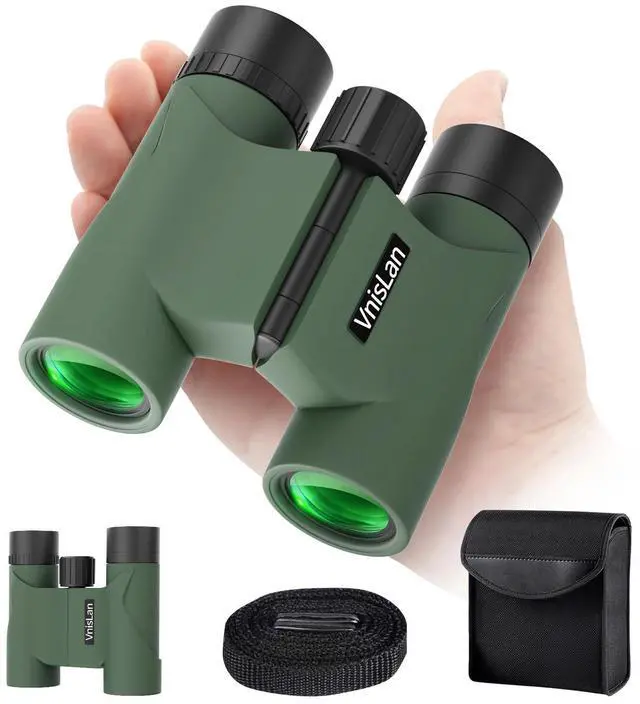 Main image of 10x22 Compact Binoculars for Adults and Kids, Lightweight Pocket Binocular with 10mm Large Eyepiece & BAK4 Prism, Low Light Vision for Bird Watching, Travel, Hunting