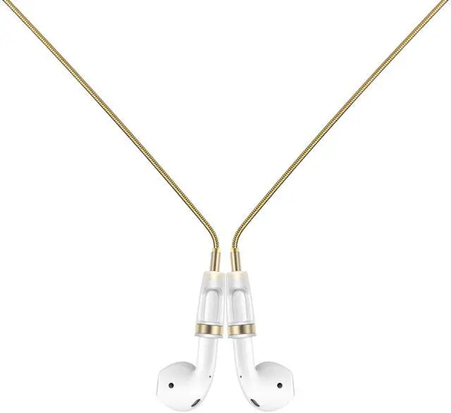Main image of Anti-Lost Neck Strap for Airpods, Strong Magnetic Necklace Holder String, Sports Lanyard for Headphone Compatible with AirPods 1&2 /3rd /Pro/Pro 2 S Gold