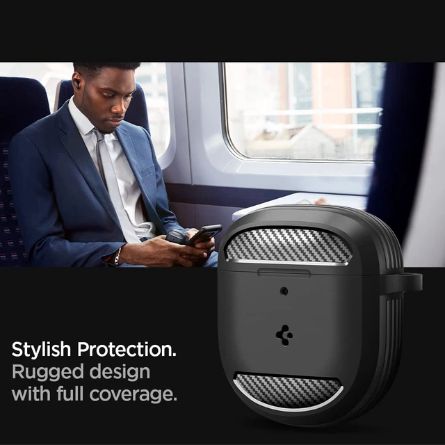 Alt view image 3 of 7 - Rugged Armor Shockproof Drop Protection Case Designed for Bose QuietComfort Ultra Earbuds 2nd Gen (2025), Ultra Earbuds (2023) and QuietComfort Earbuds II Case (2022)