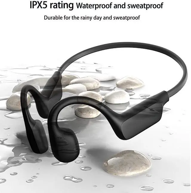 Alt view image 7 of 7 - Bone Conduction Hearing Headsets for Daily Conversation | Wireless Open Ear Listening Headphones with Microphone Sound Pickup Long working Hours