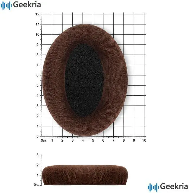 Alt view image 6 of 7 - Comfort Velour Replacement Ear Pads for Sennheiser HD598, HD598SE, HD598CS, HD595, HD599, HD599 SE Headphones Ear Cushions, Repair Parts with Video Guide (Brown)