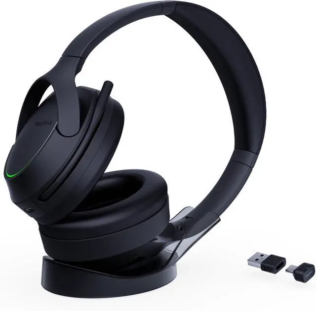 Main image of YealinkBH78 Wireless Bluetooth Headset with Charging Stand USB-C/A Active Noise Cancelling Over Ear Headphones (1208731)