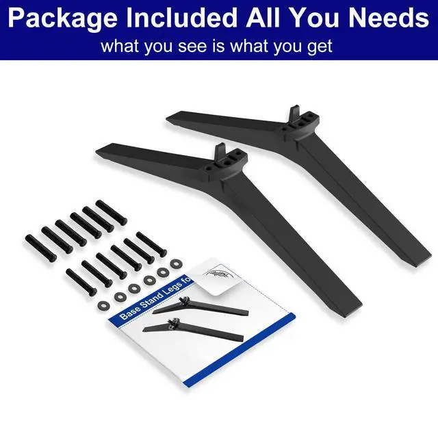 Alt view image 7 of 7 - Stand for LG TV Legs Replacement, for LG 70" 75" TV 75UQ9000PUD 70UQ7070ZUD 70UP8070 70UQ7590PUB 70UQ8000 70UQ9000 70UR7800 75UQ7070 75UQ7590 75UR7800 75NANO90UNA MAM660025 with Screws
