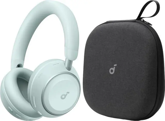 Main image of Anker Space 2 Headphones with Protetive Case, Travel-Ready | Active Noise Cancelling, 50H Playtime, LDAC Hi-Res, Dual Connection, Clear Calls, Nap Mode, Wearing Detection, Fast Charging