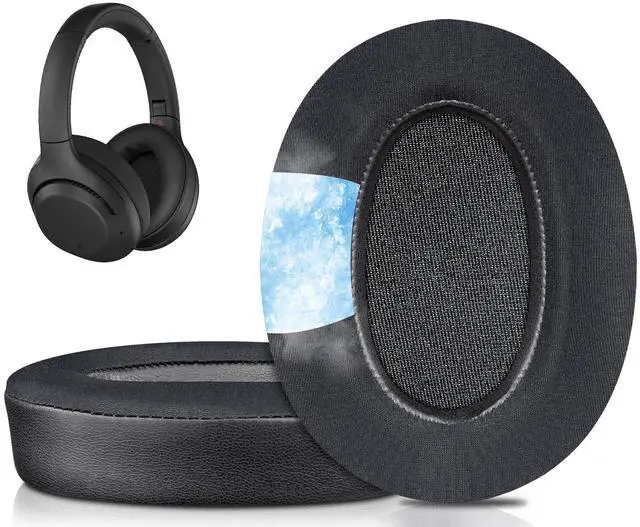 Main image of Cooling Earpads for Sony WH-XB900N (Not Fit WH-XB910N) - Black | Also for WH-CH710N/WH-CH720N/WH-RF400/MDR-RF895RK Headphones