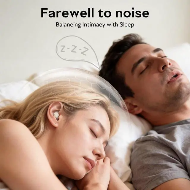 Alt view image 3 of 7 - Sleep Earbuds Bluetooth 6.0 Noise Cancelling Headphones for Side Sleepers No Touch Control Tiny Sleeping Ear Buds