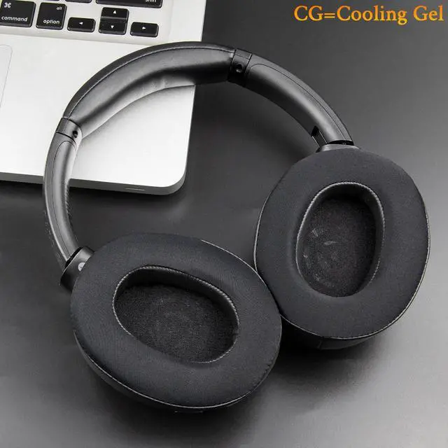 Alt view image 4 of 7 - Cooling Earpads for Sony WH-XB900N (Not Fit WH-XB910N) - Black | Also for WH-CH710N/WH-CH720N/WH-RF400/MDR-RF895RK Headphones