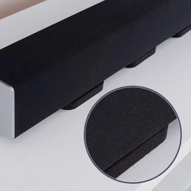 Alt view image 4 of 7 - Isolation Pads for Soundbar - Anti Vibrations Foam Pads Feet (4Pack) 3.5'' x 2.5'' x 0.65'' Suitable for Most Soundbars - BarPads (Rectangle)