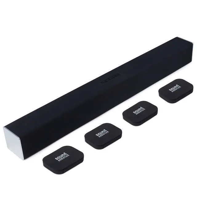 Alt view image 6 of 7 - Isolation Pads for Soundbar - Anti Vibrations Foam Pads Feet (4Pack) 3.5'' x 2.5'' x 0.65'' Suitable for Most Soundbars - BarPads (Rectangle)