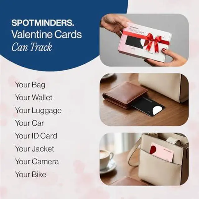 Alt view image 5 of 7 - Spotminders 3-Pack Travel Bundle - Works with Apple Find My Tracking Card for Wallet 0.07in Slim Item Finder