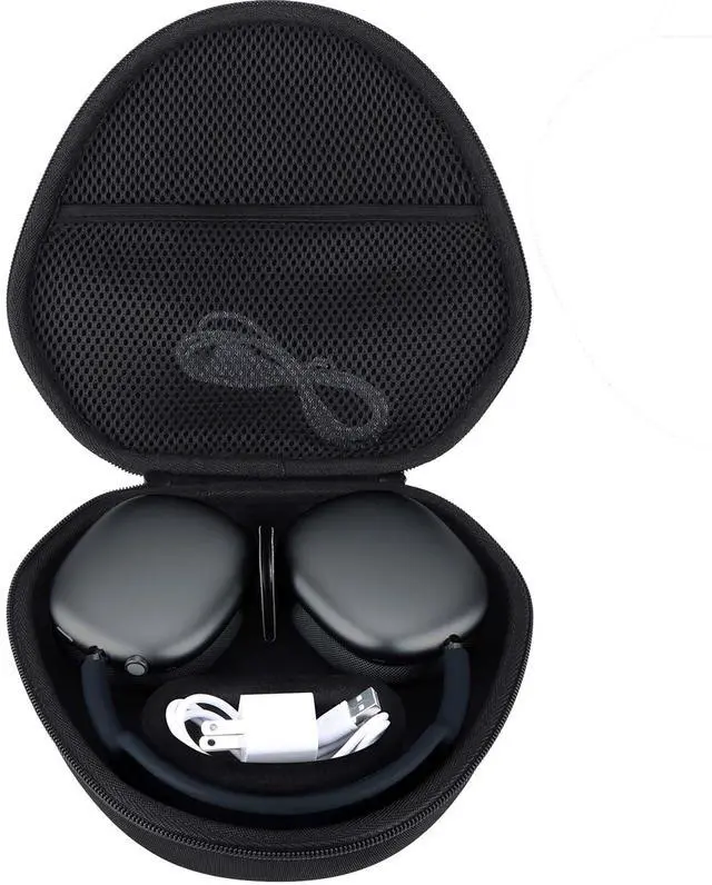 Main image of Hard Case Replacement for Apple Airpods Max Over-Ear Headphones | Hard Shell Shockproof, Portable Headphone Storage, Mesh Bag Organizer, Lightweight Travel