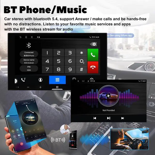 Alt view image 5 of 6 - 4+64GB 7 Inch QLED Car Stereo for Toyota 4Runner 1996-2002 CarPlay | Included Harness Supports Factory JBL and non-JBL Audio, Android Auto, Bluetooth, GPS, DSP 32EQ and 1080P backup camera