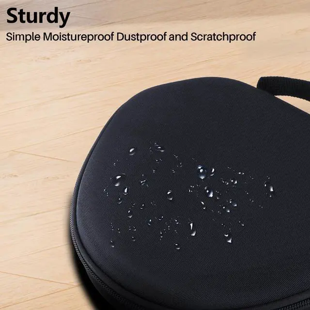 Alt view image 7 of 7 - Hard Case Replacement for Apple Airpods Max Over-Ear Headphones | Hard Shell Shockproof, Portable Headphone Storage, Mesh Bag Organizer, Lightweight Travel