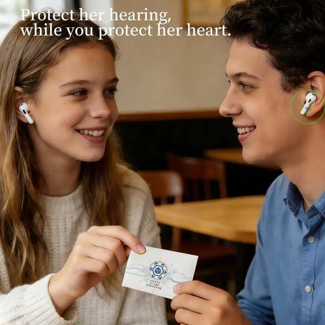 Alt view image 6 of 7 - EMF Blocker for Headphones Lab Tested EMF Shield Sticker for AirPods, Wireless Earbuds (5mm-8mm Size Fit) Reduce Electromagnetic Wave from Cell Phone & Devices, Made in USA (White, 1 Pair)