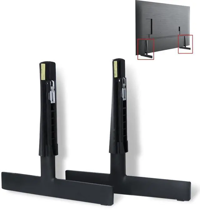 Main image of BN63-19338B Base Stand Compatible with Samsung AU8000 CU8000 TV Legs | AU8000 CU8000 TV Legs for UN55AU8000FXZA UN50AU8000FXZA UN50CU8000FXZA UN55CU8000FXZA OEM Legs Replacement Screw Not Required