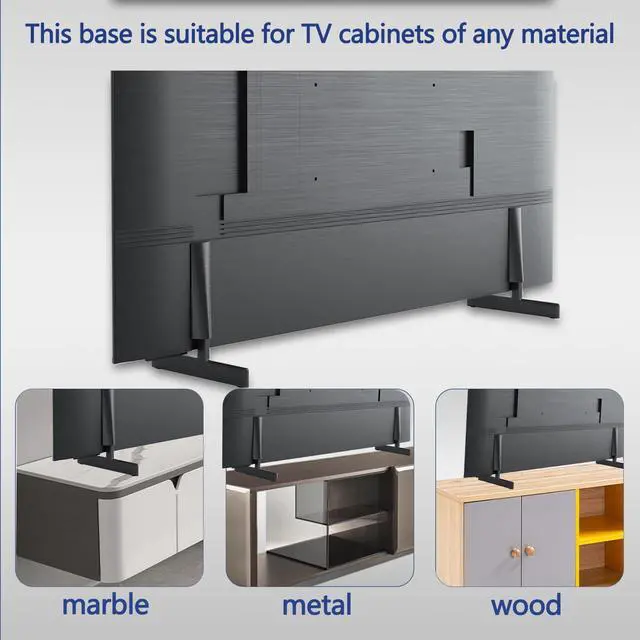 Alt view image 7 of 7 - BN63-19338B Base Stand Compatible with Samsung AU8000 CU8000 TV Legs | AU8000 CU8000 TV Legs for UN55AU8000FXZA UN50AU8000FXZA UN50CU8000FXZA UN55CU8000FXZA OEM Legs Replacement Screw Not Required
