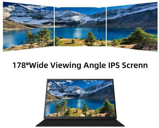 Alt view image 2 of 7 - 7 Inch Mini Monitor, IPS 1024 × 600 HDMI Small Monitor with Leather Stand for Raspberry Pi 5/4, Laptop, PC, Switch, Xbox, PS4