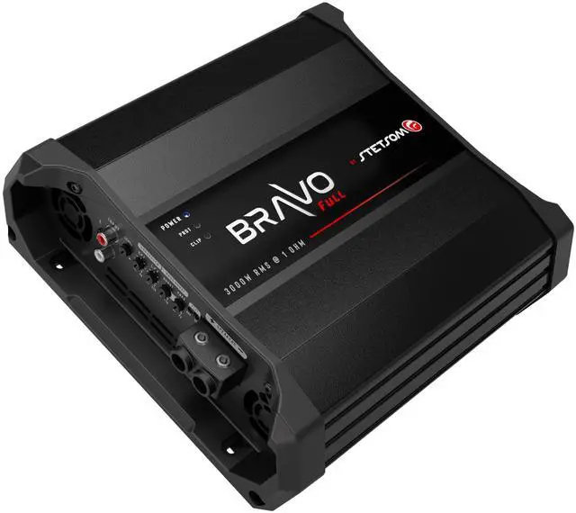Alt view image 4 of 7 - Bravo Full 3000 1 Ohm Mono Car Amplifier, 3000.1 3K Watts RMS, 1 Stable Car Audio, HD Sound Quality, 3000x1, Crossover & Bass Boost, Car Stereo Speaker Subwoofer MD, Smart Coolers