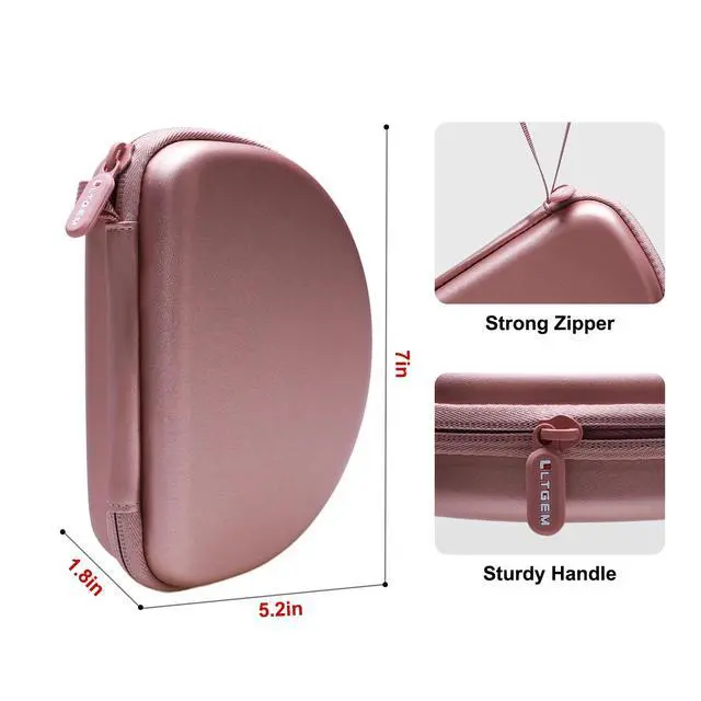 Alt view image 3 of 7 - Case for Sony MDR-ZX110/ZX110AP/ZX310AP Wired On-Ear Headphones Gray | Hard Carrying Travel Case for Sony ZX Series MDR-ZX110/ZX110AP/ZX310AP Wired On-Ear Headphones