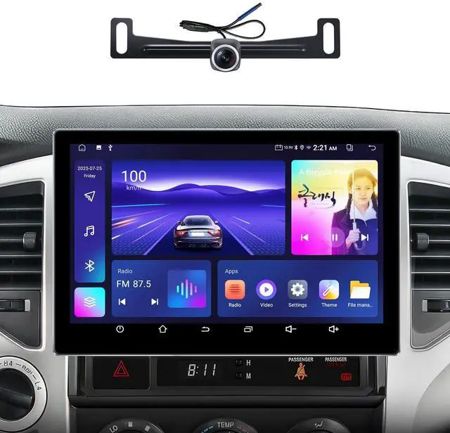 Main image of 11.5" 4G+64G Car Radio Stereo Upgrade for 2005-2015 Toyota Tacoma Carplay | Android Auto GPS Navigation WiFi Bluetooth Mirroring Touchscreen Headunit Replacement