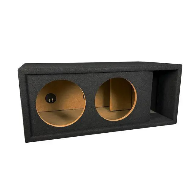 Alt view image 2 of 5 - Dual 12 Inch Subwoofer Box Kerf Ported Subwoofer Enclosure Low-Tuned Car Audio Bass Box Pro Series Made in USA