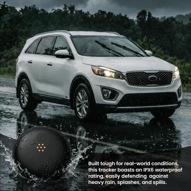 Alt view image 5 of 7 - GPS Tracker for Vehicles,Mini Tracking Devices for Cars Hidden,Magnetic GPS Locator Global Coverage Real-Time Tracking(Work with iOS and Android),No Monthly Fee Subscription No SIM Card Required