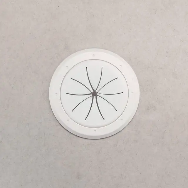 Alt view image 7 of 7 - Construct Pro SpeedyZ Spring-Lock 2 Cable Pass Through Port (White/Pair)