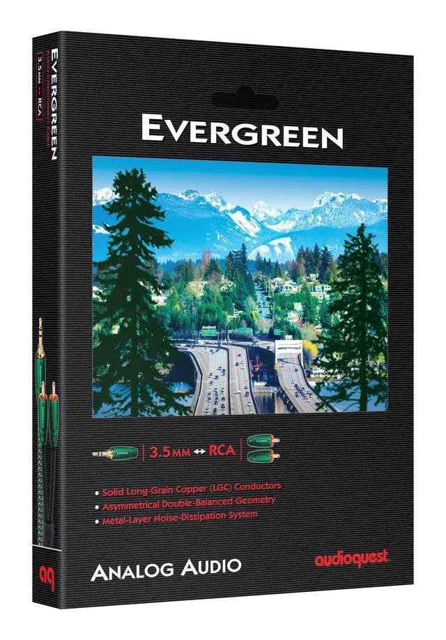 Alt view image 2 of 2 - Evergreen Audio Interconnect 1m (3 feet 4inches) 3.5mm to RCA